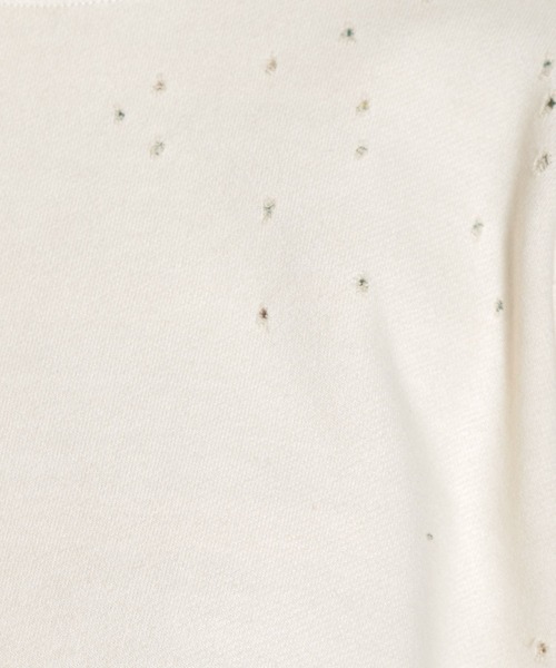 niko and...（ニコアンド）の「ピグメントダメージビッグプルオーバー（Tシャツ/カットソー・レディース・ネイビー/オフホワイト/グリーン/スモーク・FREE）」の17枚目の写真