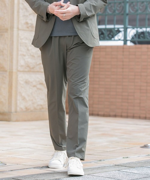 URBAN RESEARCH DOORS(アーバンリサーチドアーズ)の「LIFE STYLE TAILOR 4WAYストレッチアクティブパンツ(スーツパンツ・メンズ・ネイビー/カーキ・44/46/48/50)」の7枚目の写真
