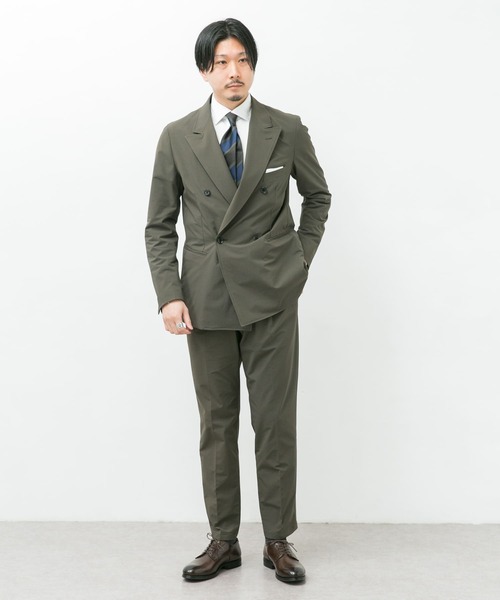 URBAN RESEARCH DOORS(アーバンリサーチドアーズ)の「LIFE STYLE TAILOR 4WAYストレッチアクティブパンツ(スーツパンツ・メンズ・ネイビー/カーキ・44/46/48/50)」の3枚目の写真