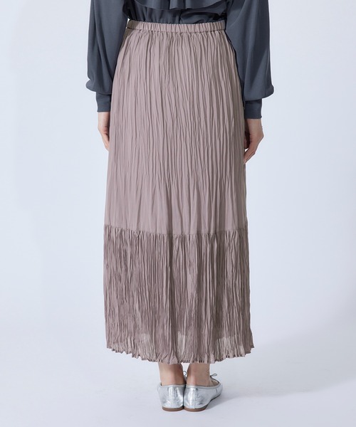 ROPE'（ロペ）の「ワッシャープリーツティアードスカート（スカート・レディース・ラベンダー/ブラック/ミント・36/38）」の17枚目の写真