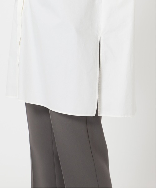 CITYSHOP(シティーショップ)の「PLEATED COLLAR シャツ 2(シャツ/ブラウス・レディース・ホワイト/ブラック・FREE)」の11枚目の写真