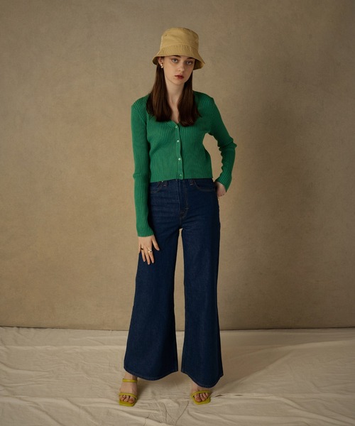 Levi's(リーバイス)の「Levi's(R) RED HIGH LOOSE FLARE PINE GULCH CREEK(デニムパンツ・レディース・ダークインディゴブルー・23inch/24inch/25inch/26inch/27inch/28inch/29inch/30inch)」の7枚目の写真