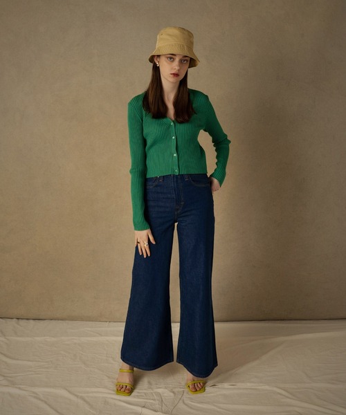 Levi's(リーバイス)の「Levi's(R) RED HIGH LOOSE FLARE PINE GULCH CREEK(デニムパンツ・レディース・ダークインディゴブルー・23inch/24inch/25inch/26inch/27inch/28inch/29inch/30inch)」の19枚目の写真