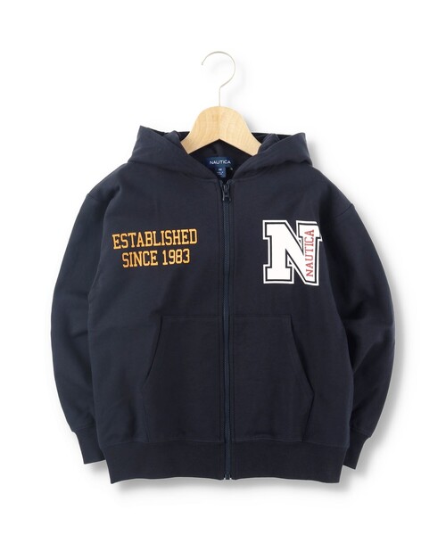 NAUTICA（ノーティカ）の「【NAUTICA/ノーティカ】ミニ裏毛パーカー（パーカー・キッズ・杢グレー/ネイビー・120/140/150/130）」の12枚目の写真