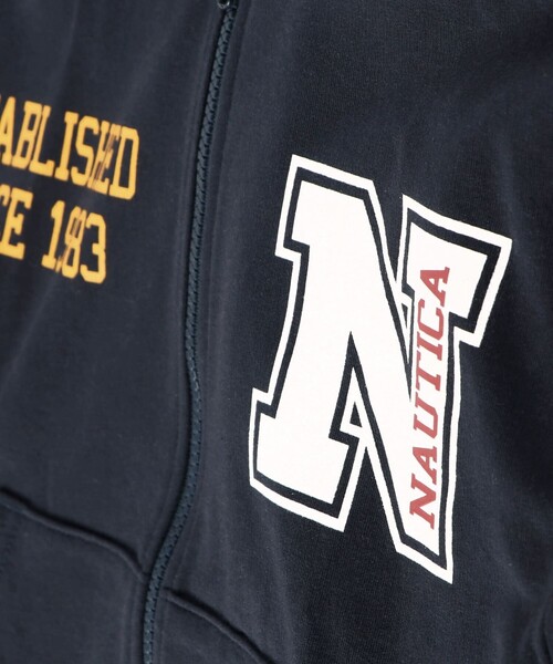 NAUTICA（ノーティカ）の「【NAUTICA/ノーティカ】ミニ裏毛パーカー（パーカー・キッズ・杢グレー/ネイビー・120/140/150/130）」の8枚目の写真