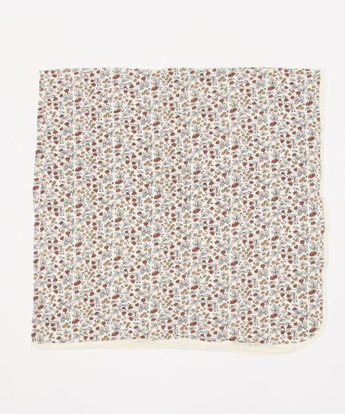 Quincy Mae（クインシーメイ）の「【Bs】【it】【Quincy Mae】BAMBOO BABY SWADDLE（おくるみ・キッズ・ライトブルー/アイボリー・42inch）」の2枚目の写真