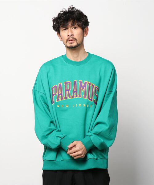【セール】ZOMBIE PARAMUS KOREA COLLEGE LOGO CREW NECK SWEAT SHIRTS / パラマス カレッジロゴ クルーネック スウェットシャツ No.01（スウェット）｜ONE DAY KMC （ワンデイケーエムシー）