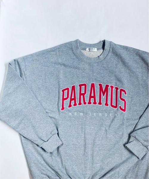 ONE DAY KMC (ワンデイケーエムシー)の「ZOMBIE PARAMUS KOREA COLLEGE LOGO CREW NECK SWEAT SHIRTS / パラマス カレッジロゴ クルーネック スウェットシャツ No.01(スウェット・メンズ・ホワイト/ブラック/パープル/グレー/ブルー/グリーン・FREE)」の4枚目の写真