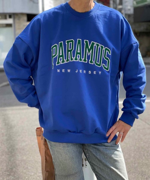 ONE DAY KMC (ワンデイケーエムシー)の「ZOMBIE PARAMUS KOREA COLLEGE LOGO CREW NECK SWEAT SHIRTS / パラマス カレッジロゴ クルーネック スウェットシャツ No.01(スウェット・メンズ・ホワイト/ブラック/パープル/グレー/ブルー/グリーン・FREE)」の5枚目の写真