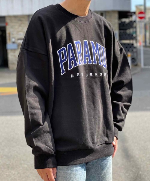 ONE DAY KMC (ワンデイケーエムシー)の「ZOMBIE PARAMUS KOREA COLLEGE LOGO CREW NECK SWEAT SHIRTS / パラマス カレッジロゴ クルーネック スウェットシャツ No.01(スウェット・メンズ・ホワイト/ブラック/パープル/グレー/ブルー/グリーン・FREE)」の17枚目の写真