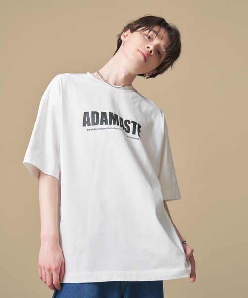 ADAMASTE（アダマスト）の「"ADAMASTE"オリジナルロゴTEE（Tシャツ/カットソー・メンズ・ホワイト/ブラック・SMALL/MEDIUM/LARGE）」の4枚目の写真