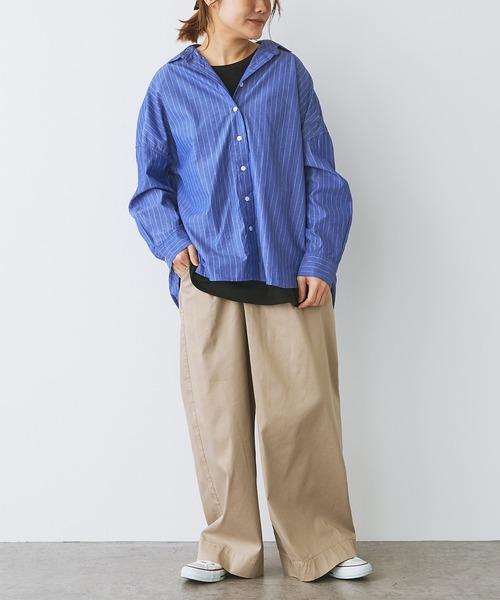 PUAL CE CIN（ピュアルセシン）の「ワンタック変形ワイドパンツ（その他パンツ・レディース・ブラック/ベージュ/ライトベージュ・FREE）」の12枚目の写真