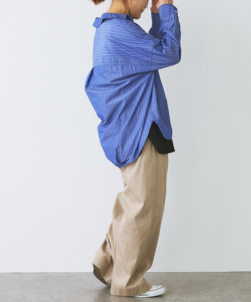 PUAL CE CIN（ピュアルセシン）の「ワンタック変形ワイドパンツ（その他パンツ・レディース・ブラック/ベージュ/ライトベージュ・FREE）」の13枚目の写真