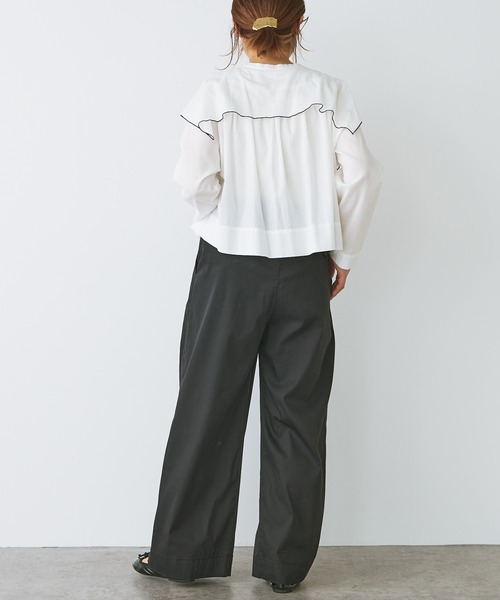 PUAL CE CIN（ピュアルセシン）の「ワンタック変形ワイドパンツ（その他パンツ・レディース・ブラック/ベージュ/ライトベージュ・FREE）」の19枚目の写真