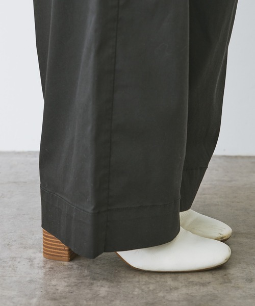 PUAL CE CIN（ピュアルセシン）の「ワンタック変形ワイドパンツ（その他パンツ・レディース・ブラック/ベージュ/ライトベージュ・FREE）」の4枚目の写真