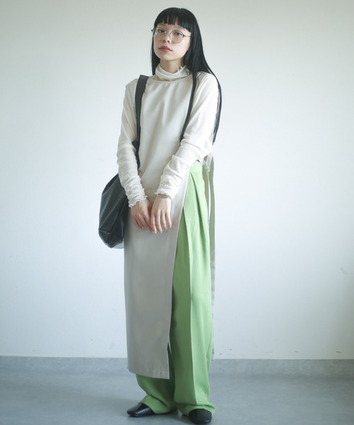 spoon store（スプーンストア）の「2wayアシメロングベスト（ベスト・レディース・ブラック/グレー・フリー）」の14枚目の写真