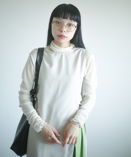 spoon store（スプーンストア）の「2wayアシメロングベスト（ベスト・レディース・ブラック/グレー・フリー）」の19枚目の写真