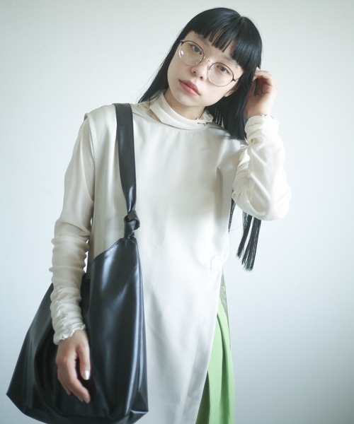 spoon store（スプーンストア）の「2wayアシメロングベスト（ベスト・レディース・ブラック/グレー・フリー）」の20枚目の写真