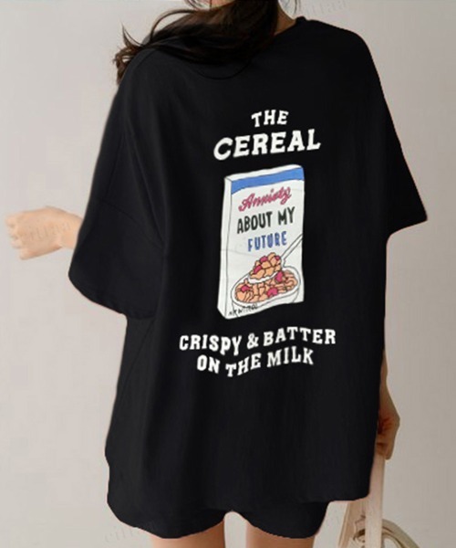 Dalfwin（ダールフィン）の「韓国ファッションCEREALT上下スウェットセットアップルームウェア（ルームウェア/パジャマ・レディース・ミント/オレンジ/ブラック・FREE）」の17枚目の写真