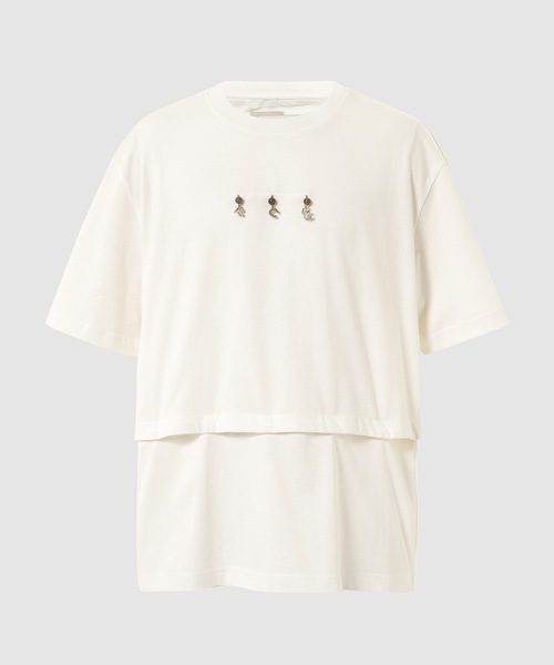 Feng Chen Wang(フェン・チェン・ワン)の「FCW'' LOGO T-SHIRT(Tシャツ/カットソー・メンズ・ブラック/ホワイト・S/L/M)」の1枚目の写真