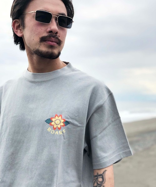 ROARK REVIVAL（ロアークリバイバル）の「【ROARK】“OFRENDA” TEE（Tシャツ/カットソー・メンズ・ブラック/スカイブルー・MEDIUM/LARGE/X-LARGE）」の7枚目の写真