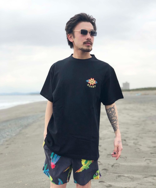 ROARK REVIVAL（ロアークリバイバル）の「【ROARK】“OFRENDA” TEE（Tシャツ/カットソー・メンズ・ブラック/スカイブルー・MEDIUM/LARGE/X-LARGE）」の3枚目の写真