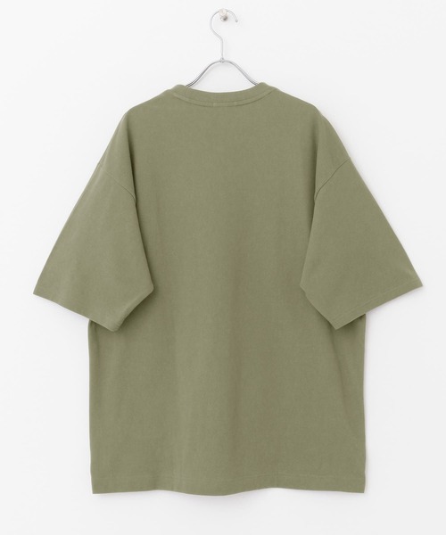 LACOSTE(ラコステ)の「『別注』LACOSTE moss stitch loose T-shirts(Tシャツ/カットソー・メンズ・パープル/ネイビー/グレー/カーキ・4/3/5)」の18枚目の写真