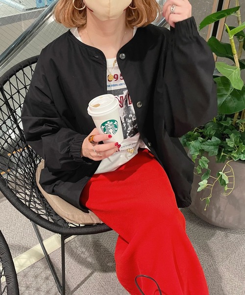 新色追加！】HWG_5オリジナル オーバーサイズノーカラーシャツ