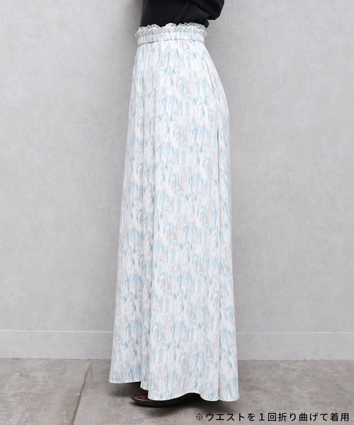 reca（レカ）の「ペイント柄ロングスカート（スカート・レディース・ライトピンク/ライトブルー・FREE）」の17枚目の写真