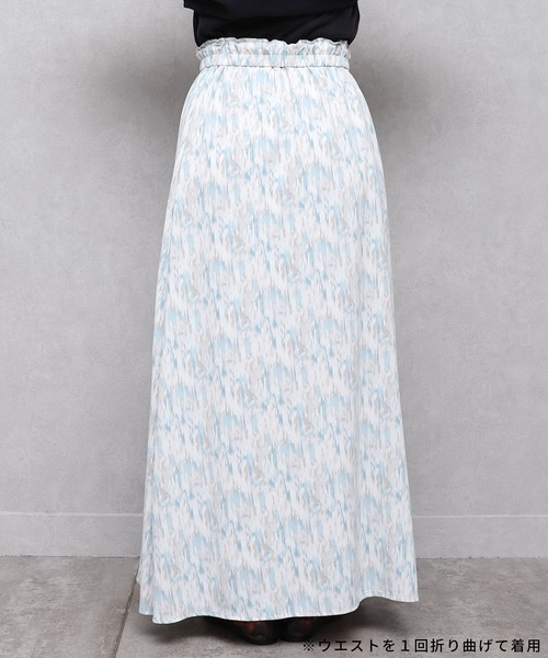 reca（レカ）の「ペイント柄ロングスカート（スカート・レディース・ライトピンク/ライトブルー・FREE）」の18枚目の写真
