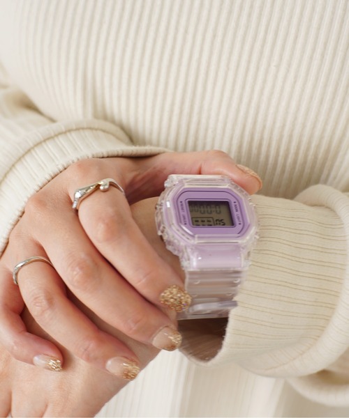 Port(ポート)の「フェイスカラー クリア デジタル ウォッチ #(デジタル腕時計・レディース・ゴールド/オレンジ/ホワイト/ブラック/パープル/ゴールド系その他・FREE)」の19枚目の写真
