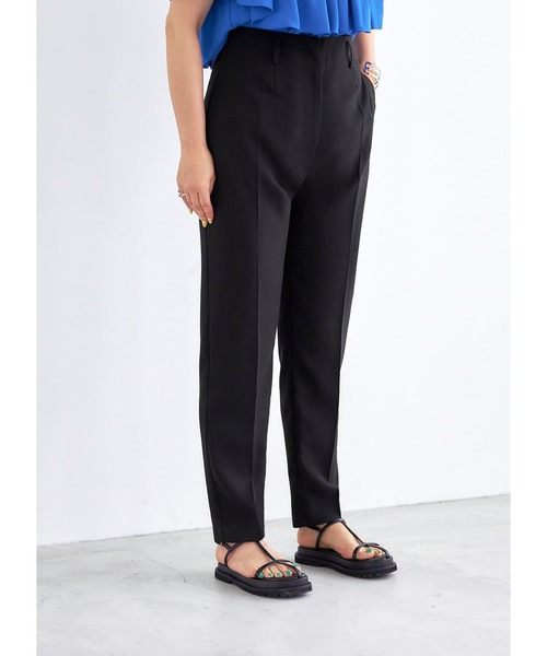 STYLE DELI(スタイルデリ)の「さらさらハイウエストパンツ(その他パンツ・レディース・ブラック/パープル・SMALL/MEDIUM)」の7枚目の写真