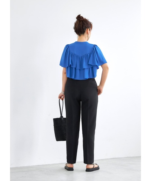 STYLE DELI(スタイルデリ)の「さらさらハイウエストパンツ(その他パンツ・レディース・ブラック/パープル・SMALL/MEDIUM)」の19枚目の写真