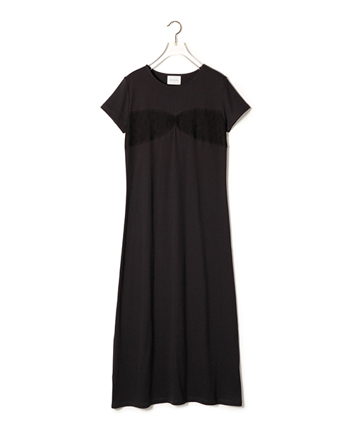 CAROLINA GLASER（カロリナ グレイサー）の「CAROLINA GLASER / リボンチュール マキシワンピース（ワンピース・レディース・グレー/チャコールグレー・ONE SIZE）」の20枚目の写真