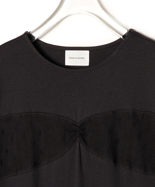 CAROLINA GLASER（カロリナ グレイサー）の「CAROLINA GLASER / リボンチュール マキシワンピース（ワンピース・レディース・グレー/チャコールグレー・ONE SIZE）」の21枚目の写真