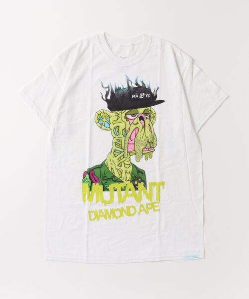 Diamond SUPPLY CO.(ダイアモンドサプライ)の「Diamond Supply Co./ダイアモンド Tシャツ A22DMPA100(Tシャツ/カットソー・メンズ・ホワイト/グリーン/ブラック・XL/M/L/XXL)」の1枚目の写真