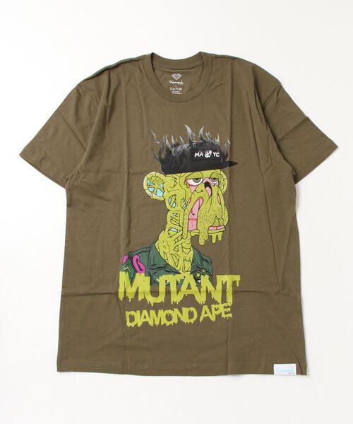 Diamond SUPPLY CO.(ダイアモンドサプライ)の「Diamond Supply Co./ダイアモンド Tシャツ A22DMPA100(Tシャツ/カットソー・メンズ・ホワイト/グリーン/ブラック・XL/M/L/XXL)」の3枚目の写真