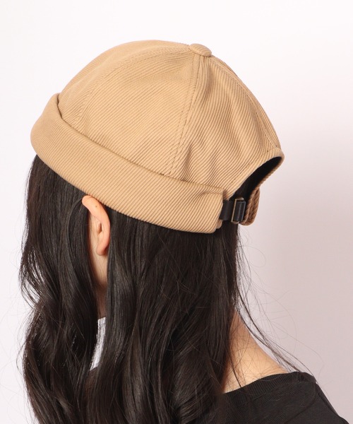 帽子 mandam セール】fabulous 太ツイルフィッシャーマンキャップ ツバなし