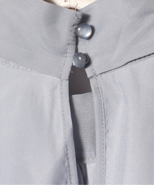 NOMAE（ノーマエ）の「オーガンジーリボンブラウス（シャツ/ブラウス・レディース・ホワイト/ライトブルー/ブルー系その他/ピンク系その他/ライトピンク/グレー系その他・FREE）」の18枚目の写真