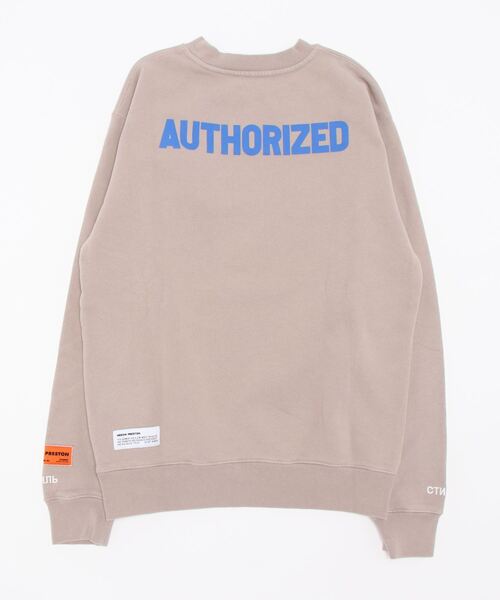 HERON PRESTON（ヘロンプレストン）の「HERON PRESTON/ヘロンプレストン/CREWNECK OS HERON A.F.(HMBR21-031)（スウェット・メンズ・ブルー・SMALL/MEDIUM/X-SMALL）」の2枚目の写真