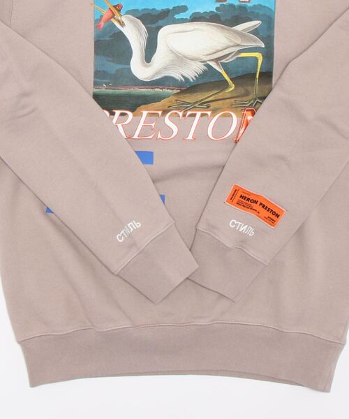 HERON PRESTON（ヘロンプレストン）の「HERON PRESTON/ヘロンプレストン/CREWNECK OS HERON A.F.(HMBR21-031)（スウェット・メンズ・ブルー・SMALL/MEDIUM/X-SMALL）」の3枚目の写真
