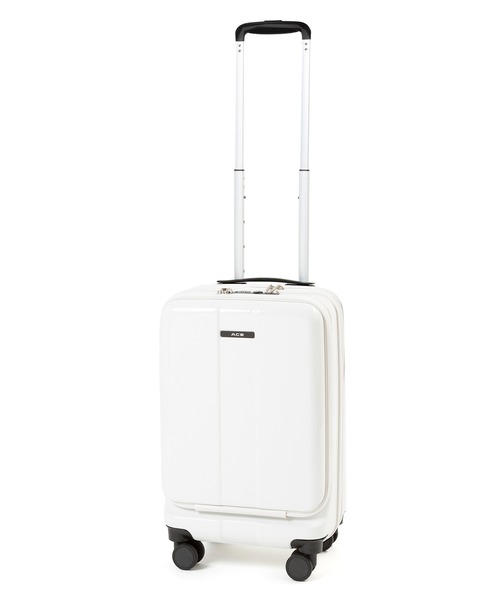 ACE(エース)の「ACE フォールズ スーツケース 機内持ち込み 32~41L 06905(スーツケース/キャリーバッグ・メンズ・ガンメタ/ピンクベージュ/ネイビー/ホワイト/ブルー・FREE)」の2枚目の写真