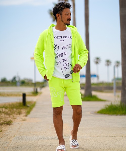 adamsJUGGLER（アダムスジャグラー）の「RTEGフェザーモールアーチロゴショートパンツ（その他パンツ・メンズ・ネイビー/イエロー・M/S/L/XL）」の6枚目の写真