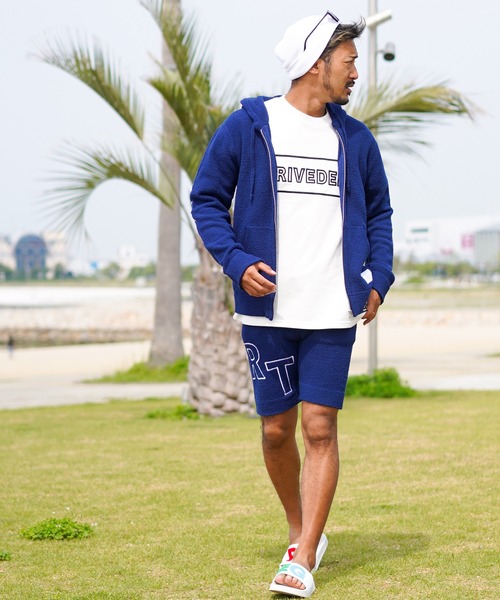 adamsJUGGLER（アダムスジャグラー）の「RTEGフェザーモールアーチロゴショートパンツ（その他パンツ・メンズ・ネイビー/イエロー・M/S/L/XL）」の9枚目の写真