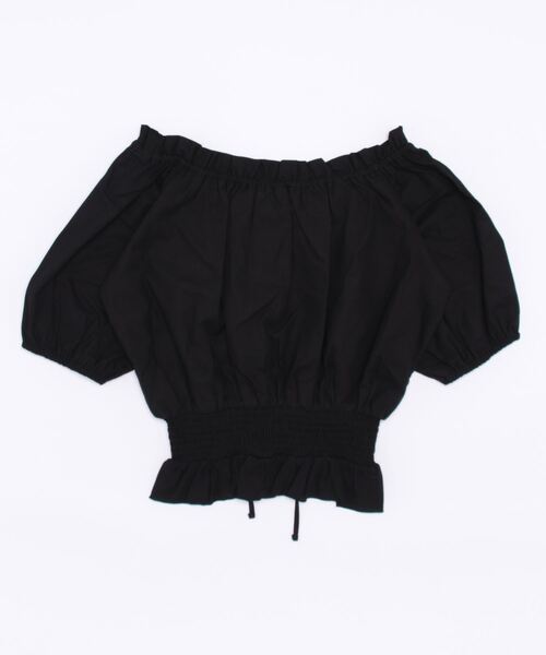 SPIRALGIRL(スパイラルガール)の「コルセットオフショルブラウス(シャツ/ブラウス・レディース・ブラック/ベージュ/ブルー・FREE)」の12枚目の写真