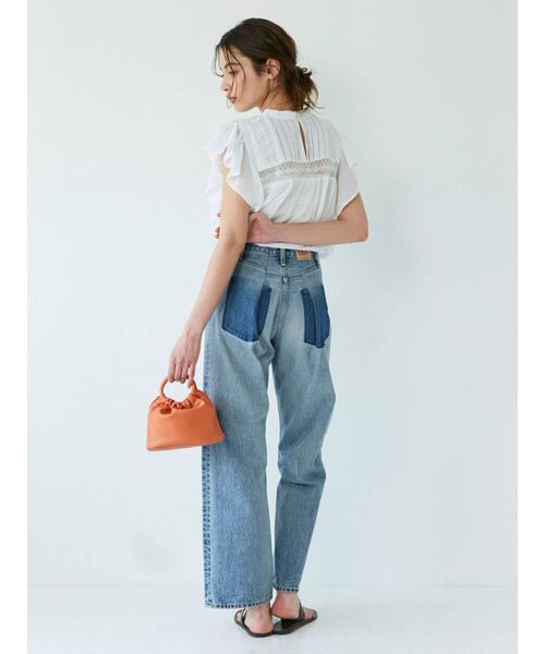 Ungrid(アングリッド)の「コットンノースリフリルブラウス(シャツ/ブラウス・レディース・オフホワイト/パープル/ブラック・FREE)」の18枚目の写真