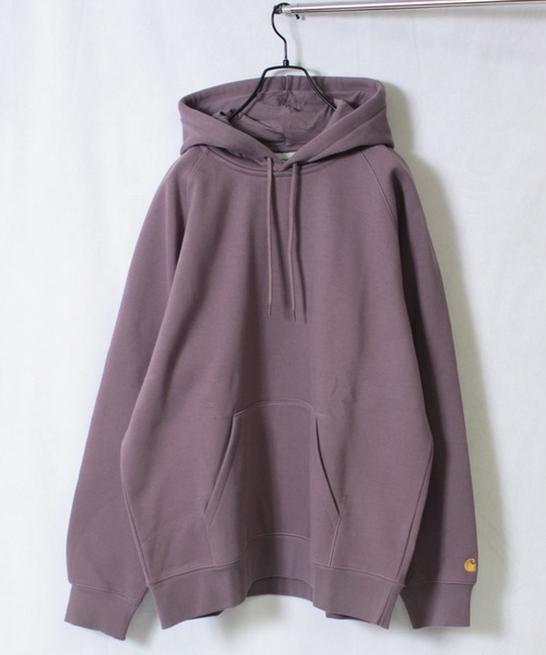 Carhartt WIP（カーハートダブリューアイピー）の「【carhartt WIP】カーハート HOODED CHASE SWEATSHIRT フーデッドチェイススウェットシャツ I026384（パーカー・メンズ・ホワイト/ブラック/グレー/カーキ/ブルー/グリーン/ライトグレー/ネイビー/ピンク/レッド/ダークブルー/パープル/ダークグリーン・M/XL/L/S/XS）」の11枚目の写真