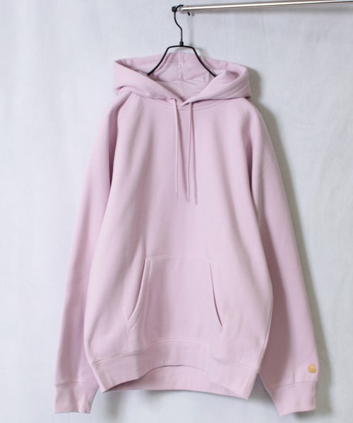 Carhartt WIP（カーハートダブリューアイピー）の「【carhartt WIP】カーハート HOODED CHASE SWEATSHIRT フーデッドチェイススウェットシャツ I026384（パーカー・メンズ・ホワイト/ブラック/グレー/カーキ/ブルー/グリーン/ライトグレー/ネイビー/ピンク/レッド/ダークブルー/パープル/ダークグリーン・M/XL/L/S/XS）」の12枚目の写真