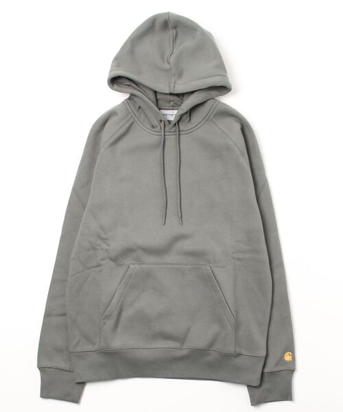 Carhartt WIP（カーハートダブリューアイピー）の「【carhartt WIP】カーハート HOODED CHASE SWEATSHIRT フーデッドチェイススウェットシャツ I026384（パーカー・メンズ・ホワイト/ブラック/グレー/カーキ/ブルー/グリーン/ライトグレー/ネイビー/ピンク/レッド/ダークブルー/パープル/ダークグリーン・M/XL/L/S/XS）」の22枚目の写真