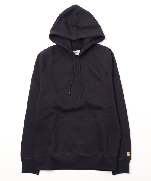 Carhartt WIP（カーハートダブリューアイピー）の「【carhartt WIP】カーハート HOODED CHASE SWEATSHIRT フーデッドチェイススウェットシャツ I026384（パーカー・メンズ・ホワイト/ブラック/グレー/カーキ/ブルー/グリーン/ライトグレー/ネイビー/ピンク/レッド/ダークブルー/パープル/ダークグリーン・M/XL/L/S/XS）」の20枚目の写真